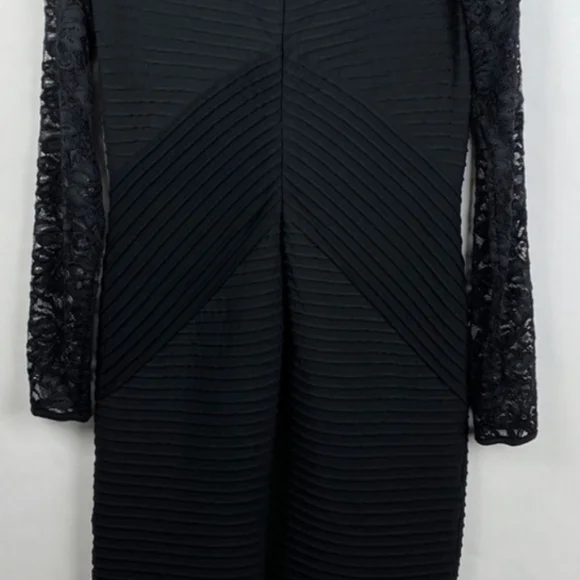 Elegant Black Lace Dress - Picture 4 of 6